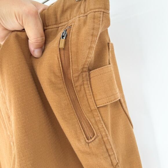 Carhartt Force Relaxed-Fit Ripstop Work Pants In Carhartt Brown Womens Size XS - Picture 6 of 15